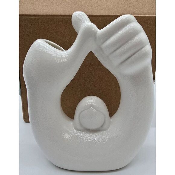 Ceramic Thumb & Finger Vase - Picture 1 of 4